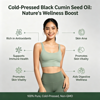 Capsules d'huile de Nigella Sativa Premium - Thymoquinone haute puissance, huile de graines de cumin noir pressée à froid, soutien immunitaire pour adultes, OEM