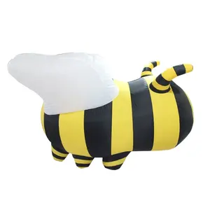 Large Hornet Model Inflatable Yellow Honey Bumble Bee Giant Cartoon Inflatable Bumble Bee Model For Sale