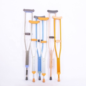 Béquilles en aluminium réglables en hauteur ODM pour personnes âgées et handicapées - Product Image 4