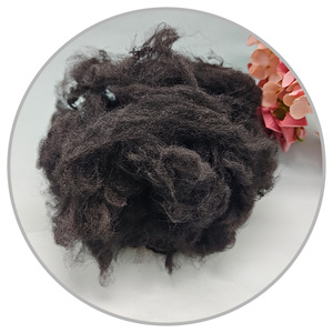 <span class=keywords><strong>PSF</strong></span> Polyester STAPLE tái chế DOPE nhuộm đen 1.5d 38mm cho vải không dệt - Product Image 3