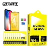 Accessoire pour téléphone portable, protection d'écran en verre trempé 9D anti-rayures, couverture complète pour Infinix Tecno