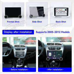 Lecteur multimédia automobile BaoShang Din pour <span class=keywords><strong>Seat</strong></span> <span class=keywords><strong>Leon</strong></span> 2005-2012, système d'exploitation Android, Bluetooth, USB, commande au volant, unité principale - Product Image 5