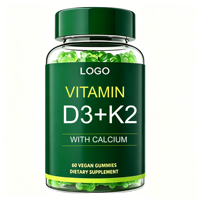 Compléments Nutritionnels OEM/ODM Vitamine K2 D3 Bonbons Gélifiés Personnalisation de Marque Privée