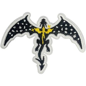 Patch brodé Dragon Acotar de 3 pouces à thermocoller pour chapeaux, vêtements, sacs à dos, jeans, DIY, couture - Product Image 1