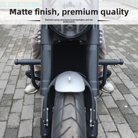 Barre anti-retournement renforcée en alliage d'aluminium avec embout à ressort pour moto Benelli Leoncino 500 BJ500, fabriquée en Chine