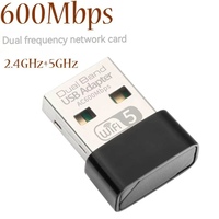 Jue Hong 600Mbps USB 2.0 adaptateur réseau filaire 802.11 AC double bande Mini WiFi Dongle d'affichage pour ordinateur portable certifié ROHS 5GHz