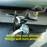 Accessoires intérieurs de voiture à énergie solaire, diffuseur d'air créatif personnalisé pour tableau de bord, désodorisant de voiture haut de gamme à thème océan