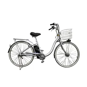 Iç 3 hız elektrikli bisiklet satışa retro, 26 "36V 250w e bisiklet şehir elektrikli yetişkin için, ihracat japonya elektrikli şehir bisikleti