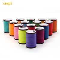 Benang Poliester Lilin Bulat Hongqiao Grosir 0.45mm Tex135 55g, Tali DIY untuk Menenun Gelang, Merangkai Manik-manik, Menjahit