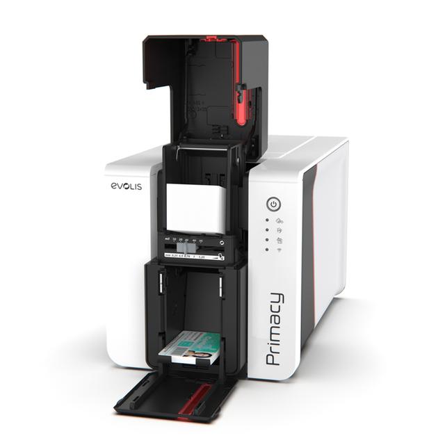Double-sided Option New Designed Evolis Primacy 2 PVC ID Card Printer-in Stock Rewritable Card Printing Supported High-Speed