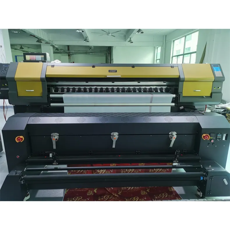 2.2M 1.8M Transfer Panas Dye Digital Tekstil Sabuk Printer Banyak Menggunakan Digital Sublimasi Printer untuk Membuat Bendera Mesin Cetak