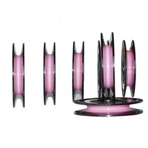 महीन पतले मोटे भारी तांबे के तार खींचने की मशीन के लिए वायर टेंशन पुली व्हील रोलर - Product Image 1