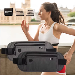תיק מותן דק נגד גניבה עם RFID, נרתיק נסתר לפספורט, טלפון וכרטיסי אשראי, לגברים ונשים, מתחת לבגדים - Product Image 5