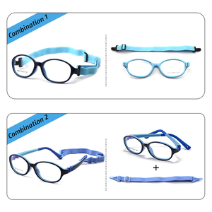 <span class=keywords><strong>Occhiali</strong></span> Ottici Quadrati per Bambini in Silicone Tr90 <span class=keywords><strong>con</strong></span> <span class=keywords><strong>Lenti</strong></span> Ingrandenti, Protezione per gli Occhi e Design alla Moda - Product Image 2