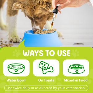 Worafy 60ml chống ngứa điều trị chất lỏng bổ sung thảo dược tự nhiên nấm men nhiễm trùng giọt cho chó da tai ngứa dị ứng cứu trợ - Product Image 6