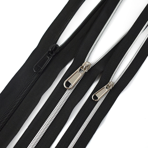 Meetee Zt029 3 #5 #8 #10 # Nylon kéo khóa đặc biệt dày dài ban đầu tùy chỉnh phụ kiện may hợp kim dây kéo thanh trượt - Product Image 5