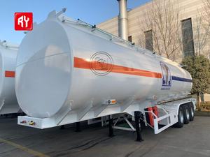 Remolque Cisterna de Combustible de Acero al Carbono de 3 <span class=keywords><strong>Ejes</strong></span> y 42000L, Camión Cisterna de Aceite en Venta, Exportación Directa de Fábrica a Asia Central y África - Product Image 5