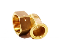Mesin CNC fitting union meteran air kuningan bebas Timbal