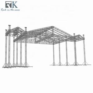 Outdoor <b>Stage</b> Truss DJ Station Metal Aluminum Truss Events LED Display Screen Ground Stand Lifting System - Product Image 6