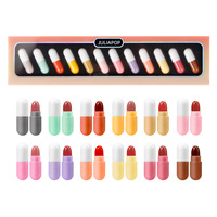 Vente en gros label privé brillant à lèvres mat antiadhésif coffret cadeau de maquillage mini capsule collection de rouge à lèvres