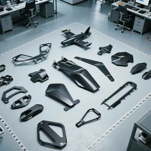 Placa de Fibra de Carbono CNC SY, 3mm de Grosor, 1000x1000mm, Aplicación para Marcos de Drones FPV, 3k 6k 12k, Simple/Sarga/Unidireccional - Product Image 3