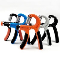 Sinodiving Pinza pesada ajustable 5-60kg Fitness Ejercitador de mano Agarre Entrenamiento de muñeca Power Finger Ejercicio Entrenador de fuerza