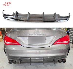 W117 sợi carbon <span class=keywords><strong>FD</strong></span> phong cách khuếch tán cho Mercedes Benz cla45 <span class=keywords><strong>200</strong></span> C117 thể thao 2014 2019 BodyKit cản sau Lip Spoiler - Product Image 5