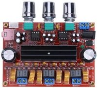 DC12V-24V XH-M139 TPA3116D2 Carte de module d'amplificateur audio de caisson de basses numérique 2.1 canaux-Amplificateur de classe D haute puissance