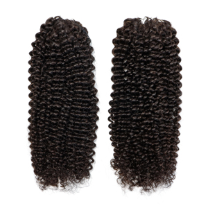 Extensions de cheveux au crochet à deux brins 100% faciles à enlever 100% extensions de cheveux humains Meches faciles à coiffer les mèches - Product Image 2