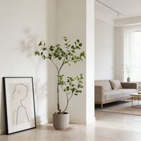Décoration intérieure la plus populaire : Arbre Ficus en plastique de 90 cm, décoration d'angle pour la maison, le bureau, l'hôtel, plantes artificielles en pot Ficus
