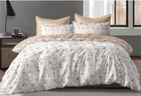 Parure de lit de luxe, taille extra large, douce, respirante, résistante aux plis, housse de couette double face en duvet, adaptée à toutes les saisons