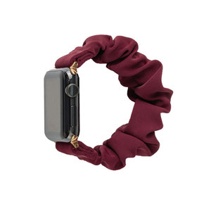 2024 luxe femmes caoutchouc élastique glace soie bracelets de montre pour IWatch série 7 <span class=keywords><strong>8</strong></span> 9 Chouchou bande <span class=keywords><strong>Bracelet</strong></span> pour <span class=keywords><strong>Apple</strong></span> <span class=keywords><strong>Watch</strong></span> 41MM 45MM - Product Image 2
