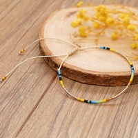 Bracelets Miyuki réglables de style Boho pour dames Bracelets d'amitié en petites perles avec bijoux de mode