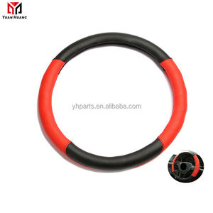 <span class=keywords><strong>Funda</strong></span> <span class=keywords><strong>para</strong></span> <span class=keywords><strong>volante</strong></span> <span class=keywords><strong>de</strong></span> <span class=keywords><strong>cuero</strong></span> transpirable con diseño universal <span class=keywords><strong>de</strong></span> 15 pulgadas <span class=keywords><strong>para</strong></span> la mayoría <span class=keywords><strong>de</strong></span> los coches con estilo - Product Image 4