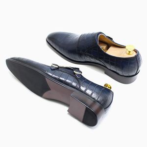 Chaussures habillées en cuir véritable pour hommes, qualité supérieure, style italien, chaussures formelles faites à la main, chaussures de mariage - Product Image 5