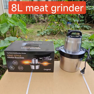 Picadora de Carne Eléctrica de Alta Potencia para el Hogar, Máquina de Cocina Multifuncional de Acero Inoxidable para Cortar y Mezclar Carne - Product Image 3