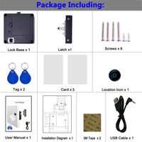 Serrure de tiroir dissimulée NFC pour armoire intelligente, personnalisable OEM/ODM, avec lecteur de carte électronique IC