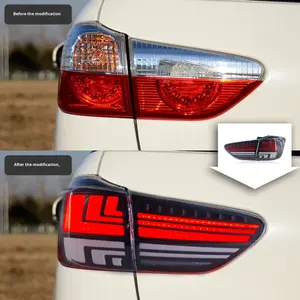 TYPY Nuevo Conjunto de Luces Traseras LED de 12V para Toyota Wish 2009-2015 con Señal de Giro Dinámica y Lente Ahumada/Tintada - Product Image 2