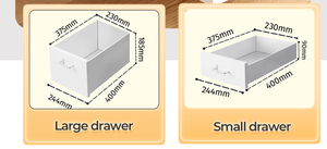 Hot bán hiện đại ba-ngăn kéo tủ quần áo cho phòng ngủ và văn phòng nhà máy bán buôn - Product Image 6