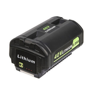<span class=keywords><strong>Batterie</strong></span> lithium-ion 40V 6000mAh OP4050A adaptée aux batteries <span class=keywords><strong>Ryobi</strong></span> 40 volts OP4015 OP4026 OP40201 - Product Image 1