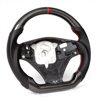 Volant de direction personnalisé YLC pour Série 3 335i E90/E91/E92/E93, cuir moderne simple à 4 branches, modification 2000-2007