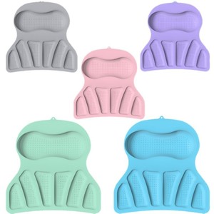 Articles de salle de bain : Oreiller en silicone pour <span class=keywords><strong>baignoire</strong></span>, <span class=keywords><strong>ventouse</strong></span> antidérapante pour le dos, <span class=keywords><strong>appui</strong></span>-<span class=keywords><strong>tête</strong></span> pour <span class=keywords><strong>baignoire</strong></span> - Product Image 1