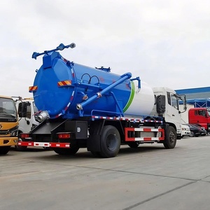 Camion d'aspiration des eaux usées diesel Dongfeng 15cbm, nouveau, transmission manuelle, camion à pompe à vide - Product Image 3