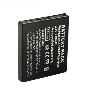 แบตเตอรี่กล้องแบบชาร์จไฟได้สำหรับ CGA-S004 CGA-S004E สำหรับ PANA-SONIC <span class=keywords><strong>LUMIX</strong></span> DMC-<span class=keywords><strong>FX7</strong></span> DMC-FX2 DMW-BCB7 CGA-S004A/1B 3.7V 710mAh - Product Image 2
