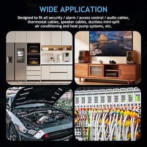 <span class=keywords><strong>18</strong></span> Calibre Branco 18AWG <span class=keywords><strong>2</strong></span> Condutor Fio Elétrico PVC Flexível Encalhado Cobre Folheado Alumínio <span class=keywords><strong>18</strong></span>/<span class=keywords><strong>2</strong></span> Cabo para Automotive Marine LED - Product Image 6