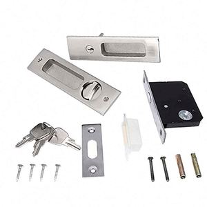 Cerradura de Embutir Invisible WEKIS, Duradera, de Acero Inoxidable y Latón, Antirrobo, de 2.5 Pulgadas, para Puerta Interior de Madera - Product Image 1