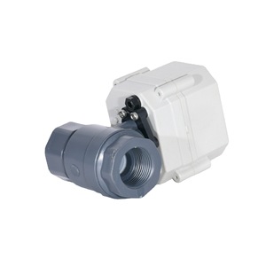 <b>Miniature</b> Electric Upvc Regulating Ball Valve 3/4 In Dn20 Threaded For Pumps Boilers Water Purifiers - Product Image 5