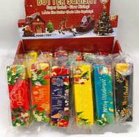Nouveau jouet souple de Noël en forme de beurre, à presser, à rebond lent, anti-stress, vente en gros