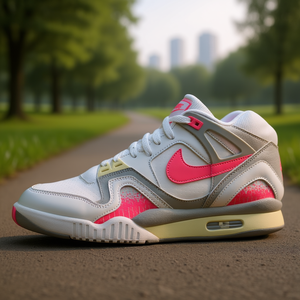 <span class=keywords><strong>Nike</strong></span> Air <span class=keywords><strong>Tech</strong></span> Challenge 2 Racer Pink Chaussures de fitness unisexes en maille synthétique avec semelle extérieure en caoutchouc et semelle intermédiaire en EVA - Product Image 2