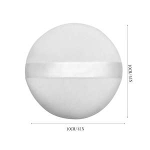 3 éponges à <span class=keywords><strong>maquillage</strong></span> professionnelles rondes pour le visage et le corps, éponges douces portables pour le fond de teint, éponges à <span class=keywords><strong>maquillage</strong></span> pour le fond de teint - Product Image 4